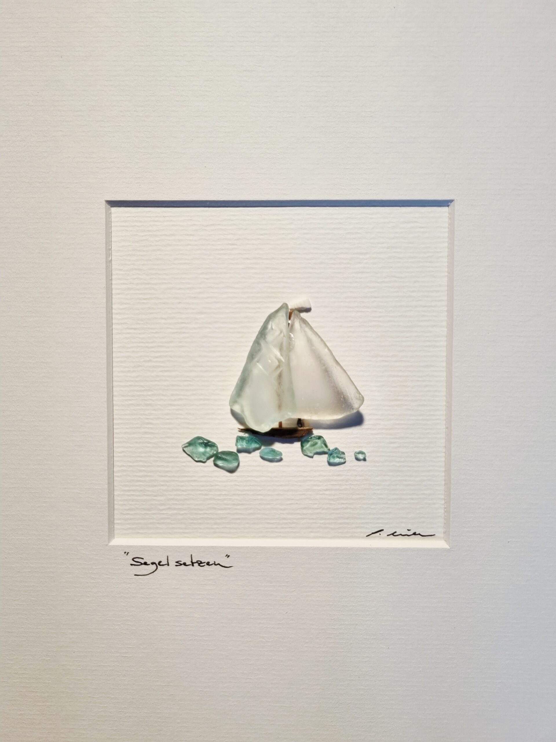 Segel Setzen In Türkis/Weiß – Bild 2