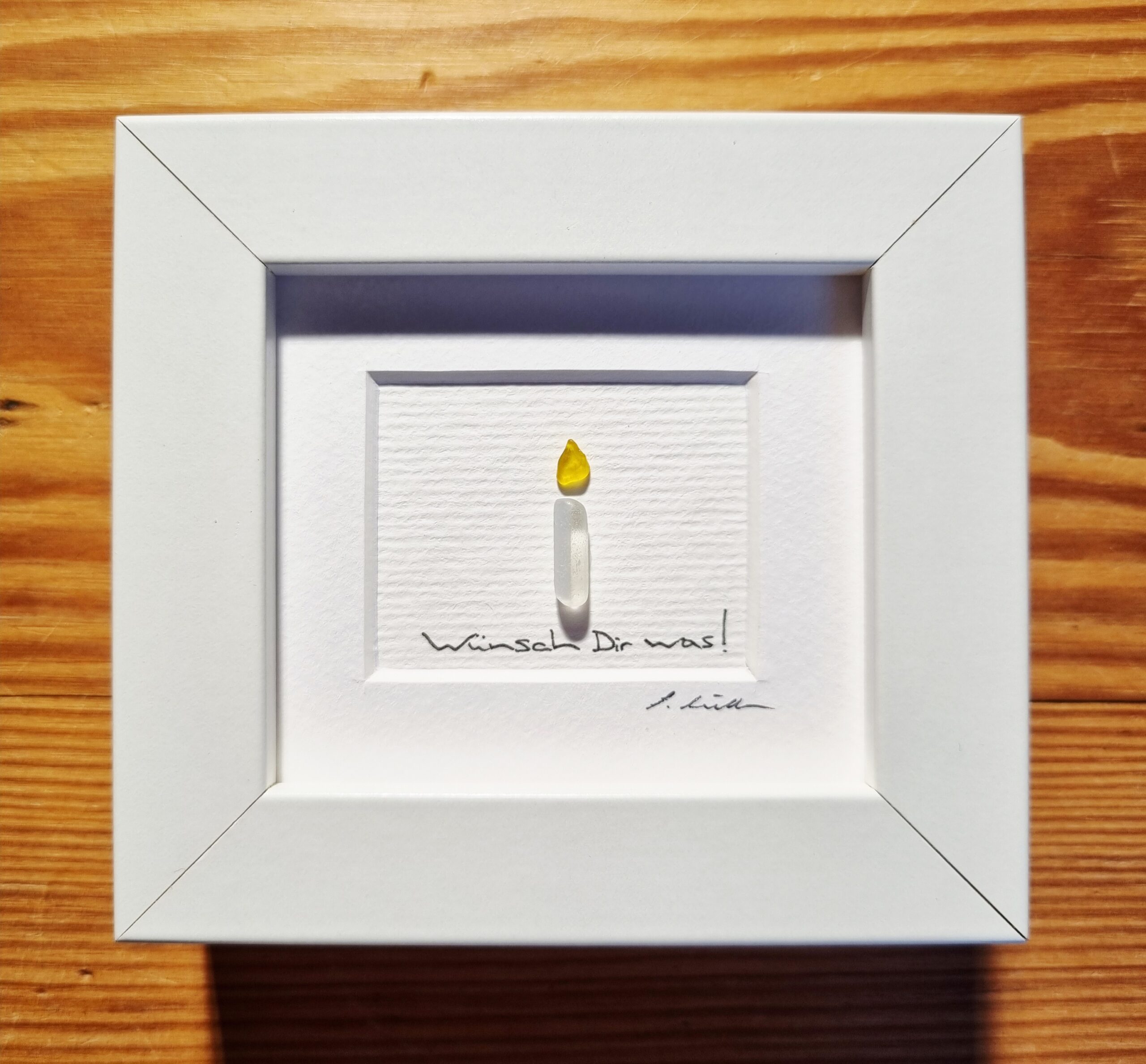 Kerze - Miniaturarbeit