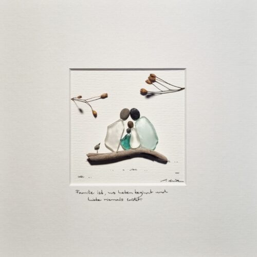 Familie In Türkis - Zu Viert