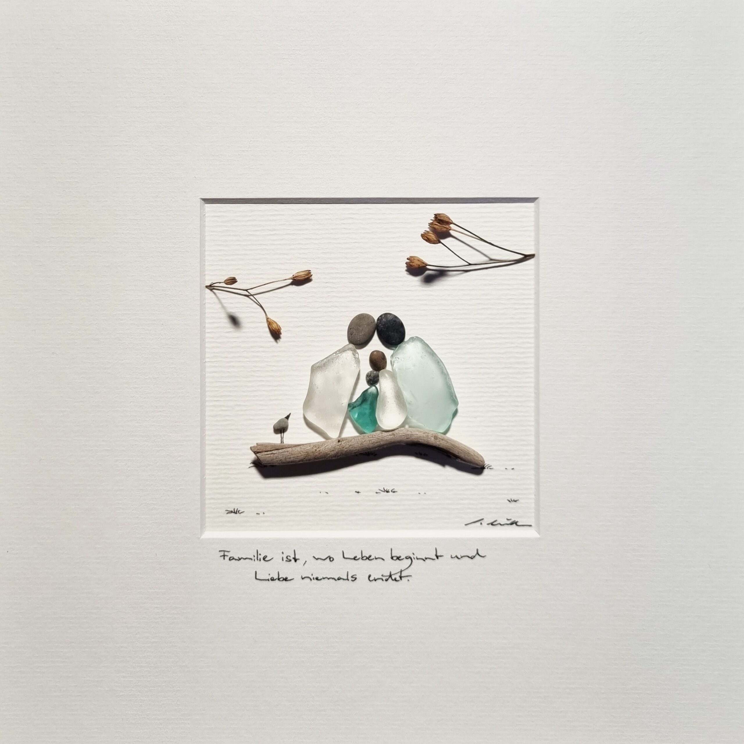 Familie In Türkis - Zu Viert