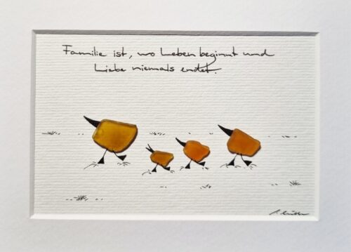 Entenfamilie - Zu Viert