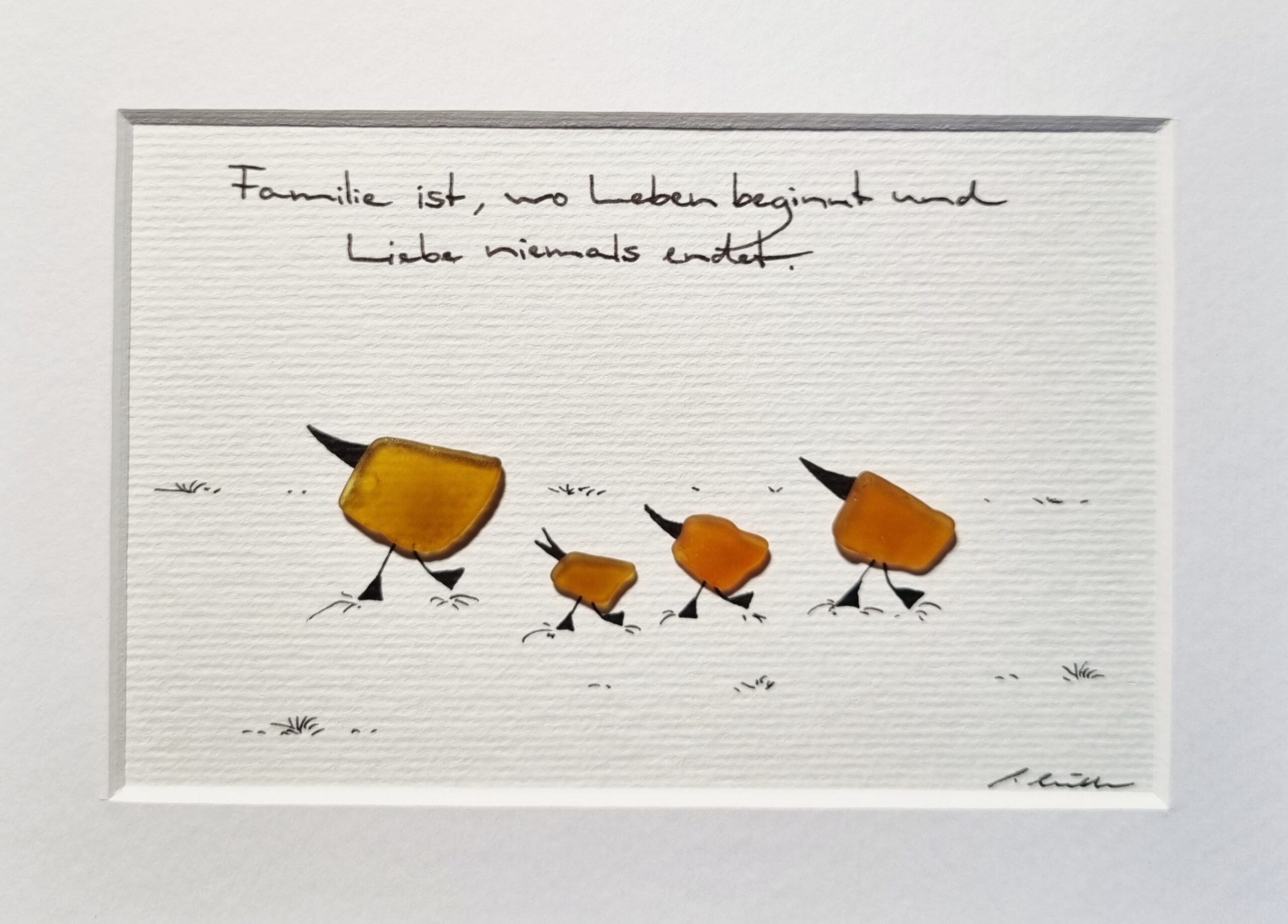 Entenfamilie - Zu Viert