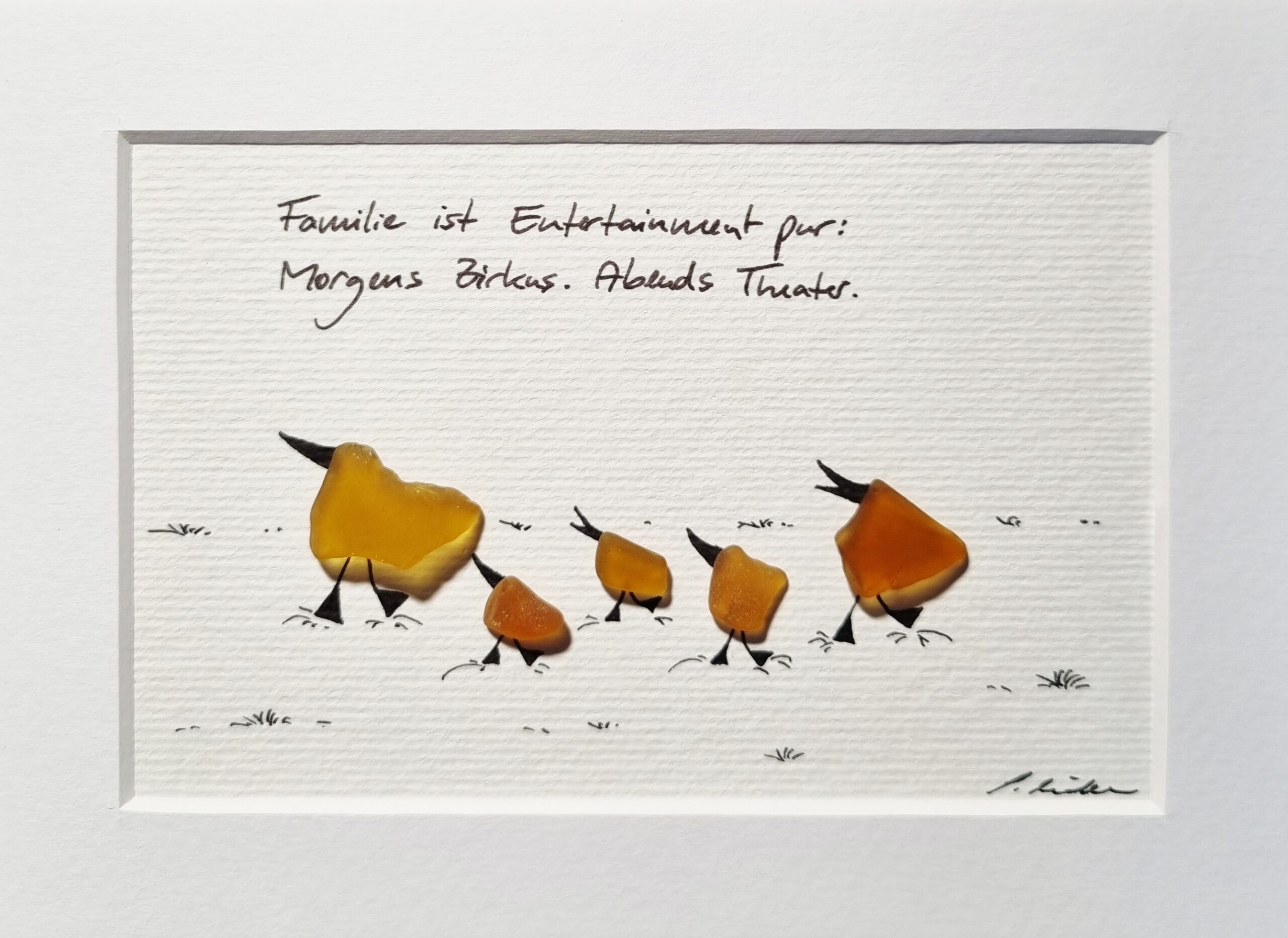 Entenfamilie - Zu Fünft